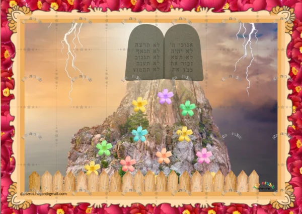⁦קיר תוכן שמות החג-שבועות⁩ – תמונה ⁦2⁩