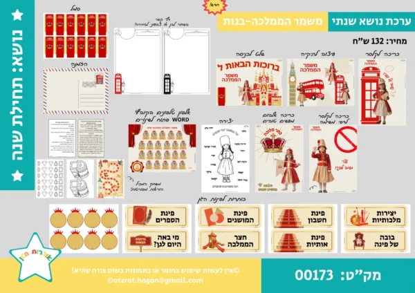 ערכת נושא משמר הממלכה-בנות