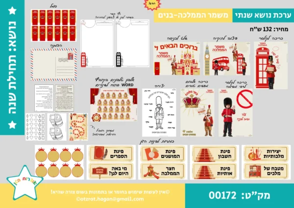 ערכת נושא משמר הממלכה-בנים